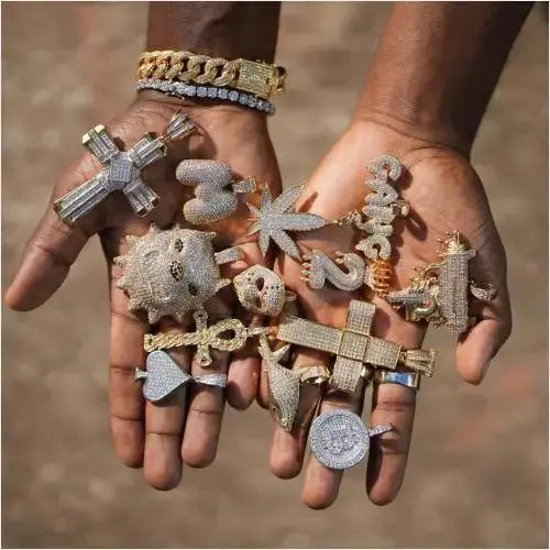 Moissanite Pendants - Icedabba