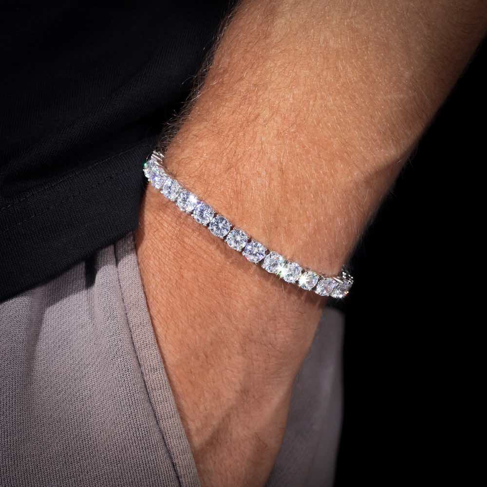 VVS Tennis Bracelet 925 Silver (ALL SIZES)  ICEDABBA® Official Website | Moissanite Jewelry