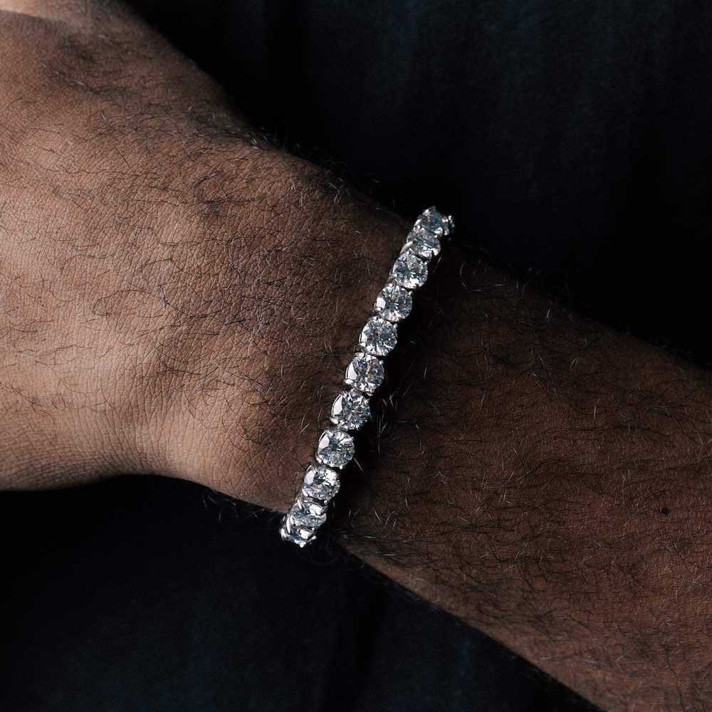 VVS Tennis Bracelet 925 Silver (ALL SIZES)  ICEDABBA® Official Website | Moissanite Jewelry