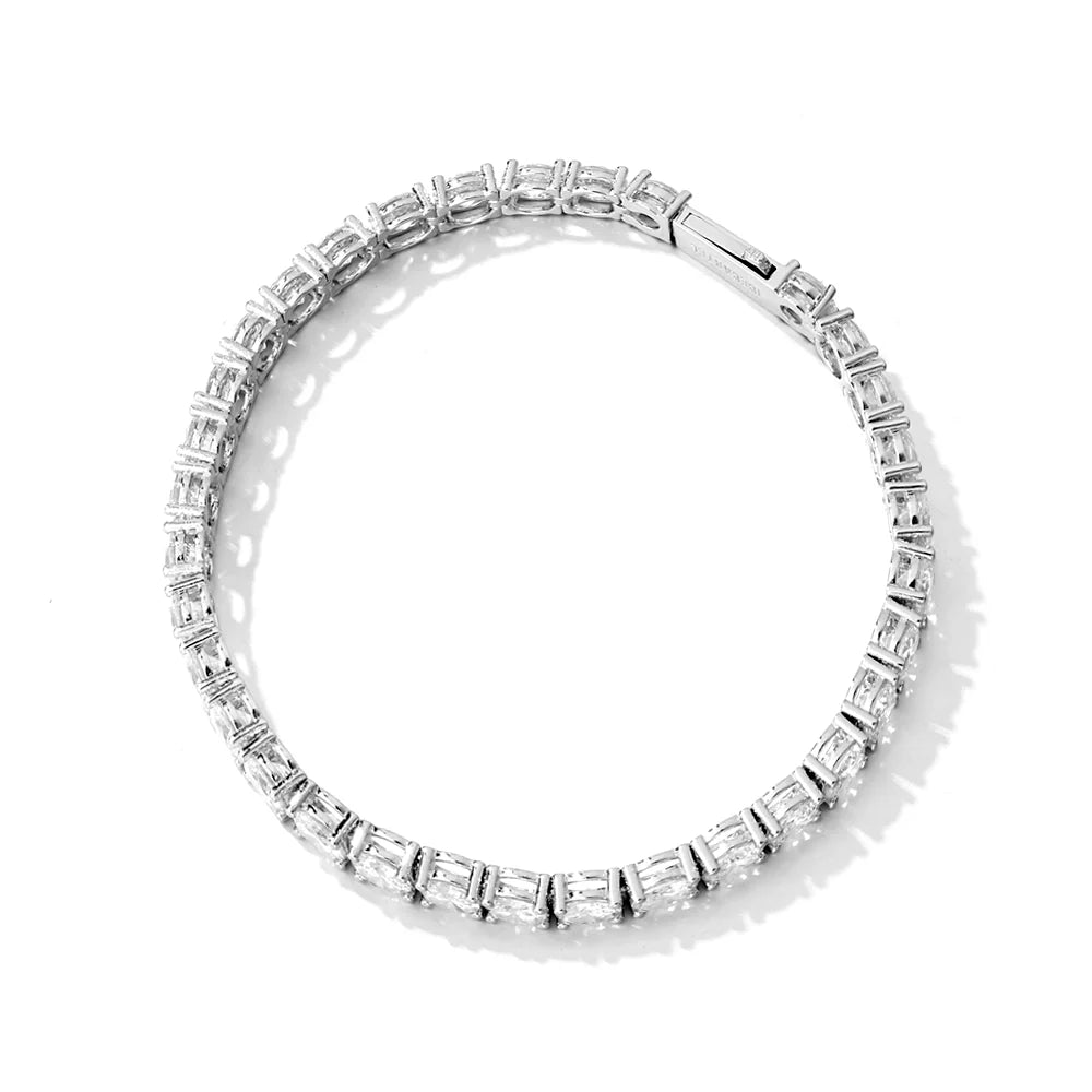 VVS Tennis Bracelet 925 Silver (ALL SIZES)  ICEDABBA® Official Website | Moissanite Jewelry