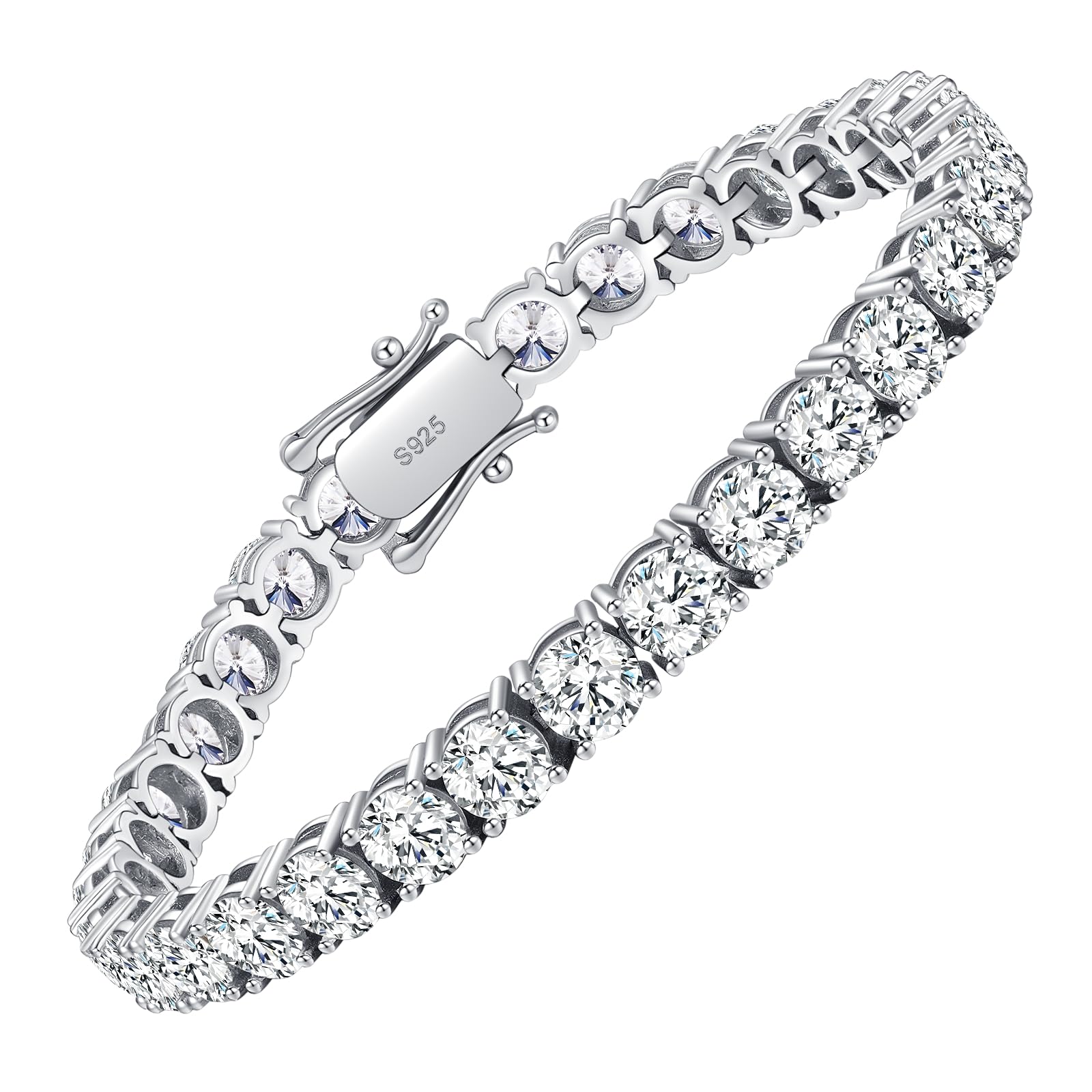 Moissanite Tennis Bracelet 18K Gold (ALL SIZES)