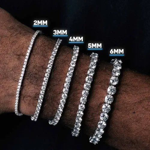 Moissanite Tennis Bracelet 18K Gold (ALL SIZES)